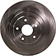 2-Wheel Set Rear Brake Disc and Pad Kit, Plain Surface 5 Lugs 289.81 mm Ceramic Pro-Line Series, Includes (1) Brake Pad Set and (2) Brake Disc