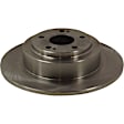 2-Wheel Set Rear Brake Disc and Pad Kit, Plain Surface 5 Lugs 289.81 mm Ceramic Pro-Line Series, Includes (1) Brake Pad Set and (2) Brake Disc