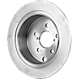 2-Wheel Set Rear Brake Disc and Pad Kit, Plain Surface 5 Lugs 274.07 mm Ceramic Pro-Line Series, Includes (2) Brake Disc and (1) Brake Pad Set