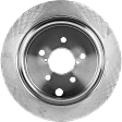2-Wheel Set Rear Brake Disc and Pad Kit, Plain Surface 5 Lugs 274.07 mm Ceramic Pro-Line Series, Includes (2) Brake Disc and (1) Brake Pad Set