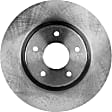 2-Wheel Set Rear Brake Disc and Pad Kit, Plain Surface 5 Lugs 265.43 mm Ceramic Pro-Line Series, Includes (1) Brake Pad Set and (2) Brake Disc