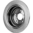 2-Wheel Set Rear Brake Disc and Pad Kit, Plain Surface 5 Lugs 265.43 mm Ceramic Pro-Line Series, Includes (1) Brake Pad Set and (2) Brake Disc