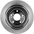 2-Wheel Set Rear Brake Disc and Pad Kit, Plain Surface 5 Lugs 265.43 mm Ceramic Pro-Line Series, Includes (1) Brake Pad Set and (2) Brake Disc