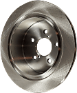 2008 Subaru Outback XT Limited - 2-Wheel Set Rear Brake Disc and Pad Kit, Plain Surface, 5 Lugs, 273.81 mm, Ceramic, 3.0L 6Cyl, Pro-Line Series  Includes (2) Disc and (1) Pad Set