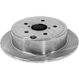 2-Wheel Set Rear Brake Disc and Pad Kit, Plain Surface 5 Lugs 286 mm Ceramic Pro-Line Series, Includes (2) Brake Disc and (1) Brake Pad Set