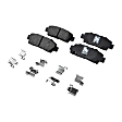 2-Wheel Set Brake Disc and Pad Kit, Plain Surface 5 Lugs 291.08 mm Ceramic Pro-Line Series, Includes (2) Brake Disc and (1) Brake Pad Set