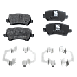 2015 Volvo V60 - 4-Piece Kit Rear Brake Disc and Pad Kit, Plain Surface, 5 Lugs, 302.01 mm, Organic, 3.0L 6Cyl, Pro-Line Series  Includes (2) Brake Disc and (1) Brake Pad Set