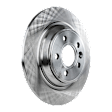 2015 Volvo V60 - 4-Piece Kit Rear Brake Disc and Pad Kit, Plain Surface, 5 Lugs, 302.01 mm, Organic, 3.0L 6Cyl, Pro-Line Series  Includes (2) Brake Disc and (1) Brake Pad Set
