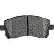 4-Wheel Set Front and Rear Brake Disc and Pad Kit, Plain Surface 5 Lugs Front-276.86 mm/Rear-265.43 mm Ceramic Pro-Line Series, Includes (2) Brake Pad Set and (4) Brake Disc