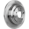 4-Wheel Set Front and Rear Brake Disc and Pad Kit, Plain Surface 5 Lugs Front-276.86 mm/Rear-265.43 mm Ceramic Pro-Line Series, Includes (2) Brake Pad Set and (4) Brake Disc