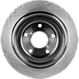 4-Wheel Set Front and Rear Brake Disc and Pad Kit, Plain Surface 5 Lugs Front-276.86 mm/Rear-265.43 mm Ceramic Pro-Line Series, Includes (2) Brake Pad Set and (4) Brake Disc