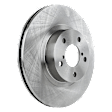 4-Wheel Set Front and Rear Brake Disc and Pad Kit, Plain Surface 5 Lugs Front-276.86 mm/Rear-265.43 mm Ceramic Pro-Line Series, Includes (2) Brake Pad Set and (4) Brake Disc