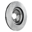 4-Wheel Set Front and Rear Brake Disc and Pad Kit, Plain Surface 5 Lugs Front-276.86 mm/Rear-265.43 mm Ceramic Pro-Line Series, Includes (2) Brake Pad Set and (4) Brake Disc