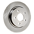 2011 Volvo S40 - 8-Piece Kit Front and Rear Brake Disc and Pad Kit, Plain Surface, 5 Lugs, Front-Ceramic/Rear-Organic, 300mm Front Disc, 280mm Rear Disc Solid, 2.5L 5Cyl, Pro-Line Series  Includes (4) Brake Disc and (2) Brake Pad Set