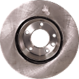 4-Wheel Set Front and Rear Brake Disc and Pad Kit, Plain Surface 5 Lugs Front-350.01 mm/Rear-329.95 mm Organic Pro-Line Series, Includes (4) Disc and (2) Pad Set