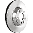 4-Wheel Set Front and Rear Brake Disc and Pad Kit, Plain Surface 5 Lugs Front-350.01 mm/Rear-329.95 mm Organic Pro-Line Series, Includes (4) Disc and (2) Pad Set