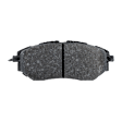 4-Piece Kit Front Brake Disc and Pad Kit, Plain Surface, 5 Lugs, Cast Iron, Organic Pad Material, Pro-Line Series