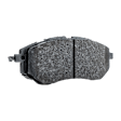 4-Piece Kit Front Brake Disc and Pad Kit, Plain Surface, 5 Lugs, Cast Iron, Organic Pad Material, Pro-Line Series