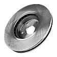 4-Piece Kit Front Brake Disc and Pad Kit, Plain Surface, 5 Lugs, Cast Iron, Organic Pad Material, Pro-Line Series