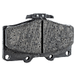 1993-1998 Toyota T100 - 2-Wheel Set Front Brake Disc and Pad Kit, Plain Surface 6 Lugs 290.58 mm Ceramic Pro-Line Series, Includes (2) Brake Disc and (1) Brake Pad Set