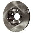 2-Wheel Set Front Brake Disc and Pad Kit, Plain Surface 5 Lugs 275.08 mm Ceramic Pro-Line Series, Includes (2) Disc and (1) Pad Set