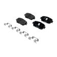 2004 Toyota Camry - 2-Wheel Set Front Brake Disc and Pad Kit, Plain Surface, 5 Lugs, 295.91 mm, Ceramic, 3.3L 6Cyl, Pro-Line Series Includes (2) Disc and (1) Pad Set