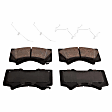 2018 Lexus LX570 - 2-Wheel Set Front Brake Disc and Pad Kit, Cross-drilled and Slotted, 5 Lugs, 354.08 mm, Ceramic, 5.7L 8Cyl, Pro-Line Series  Includes (2) Disc and (1) Pad Set