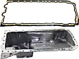 2-Piece Kit Aluminum Oil Pan, Includes (1) Oil Pan and (1) Oil Pan Gasket