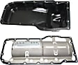 2002 Dodge Dakota - 2-Piece Kit Steel Oil Pan, Eng VIN: N, SOHC, 16 Valve, 4.7L 8Cyl,  Includes (1) Oil Pan and (1) Oil Pan Gasket