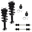 6-Piece Kit Front, Driver and Passenger Side Suspension Kit, Includes (2) Ball Joint, (2) Sway Bar Link and (2) Shock Absorber and Strut Assembly