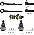 8-Piece Kit Front Suspension Kit, Includes (4) Ball Joint, (2) Tie Rod End and (2) Sway Bar Link
