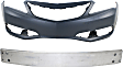 2-Piece Kit, Front Primed Bumper Cover, Includes (1) Bumper Cover and (1) Bumper Reinforcement