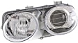 1998-2001 Acura Integra - 5-Piece Kit, Front Primed Bumper Cover, Includes (1) Bumper Cover, (1) Fender, (1) Fender Liner, (1) Headlight, and (1) Turn Signal Light