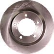 2018 Lexus LX570 - 4-Wheel Set Front and Rear Brake Disc and Pad Kit, Plain Surface, 5 Lugs, Front-354.08 mm/Rear-344.93 mm, Ceramic, 5.7L 8Cyl, Pro-Line Series  Includes (4) Disc and (2) Pad Set