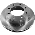 2007 GMC Sierra 3500 HD - 4-Wheel Set Front and Rear Brake Disc and Pad Kit, Plain Surface, 8 Lugs, Front-324.61 mm/Rear-329.95 mm, Ceramic, GMT 900 Series, For Models With Single Rear Wheels, For Models With 9900 Lbs. Gross Vehicle Weight, 6.6L 8Cyl