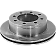 2007 GMC Sierra 3500 HD - 4-Wheel Set Front and Rear Brake Disc and Pad Kit, Plain Surface, 8 Lugs, Front-324.61 mm/Rear-329.95 mm, Ceramic, GMT 900 Series, For Models With Single Rear Wheels, For Models With 9900 Lbs. Gross Vehicle Weight, 6.6L 8Cyl