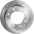 2007 GMC Sierra 3500 HD - 4-Wheel Set Front and Rear Brake Disc and Pad Kit, Plain Surface, 8 Lugs, Front-324.61 mm/Rear-329.95 mm, Ceramic, GMT 900 Series, For Models With Single Rear Wheels, For Models With 9900 Lbs. Gross Vehicle Weight, 6.6L 8Cyl