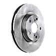 8-Piece Kit Front and Rear Brake Disc and Pad Kit, Plain Surface, 5 Lugs, Ceramic, Pro-Line Series, Includes (4) Brake Disc and (2) Brake Pad Set