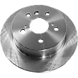 8-Piece Kit Front and Rear Brake Disc and Pad Kit, Plain Surface, 5 Lugs, Ceramic, Pro-Line Series, Includes (4) Brake Disc and (2) Brake Pad Set