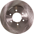 2006 Lincoln Mark LT - 8-Piece Kit Front and Rear Brake Disc and Pad Kit, Plain Surface, 6 Lugs, Front-Ceramic/Rear-Semi-Metallic, 4WD,  6 Lug, 5.4L 8Cyl, Pro-Line Series  Includes (4) Brake Disc and (2) Brake Pad Set
