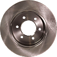 2006 Lincoln Mark LT - 8-Piece Kit Front and Rear Brake Disc and Pad Kit, Plain Surface, 6 Lugs, Front-Ceramic/Rear-Semi-Metallic, 4WD,  6 Lug, 5.4L 8Cyl, Pro-Line Series  Includes (4) Brake Disc and (2) Brake Pad Set
