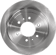 2006 Lincoln Mark LT - 8-Piece Kit Front and Rear Brake Disc and Pad Kit, Plain Surface, 6 Lugs, Front-Ceramic/Rear-Semi-Metallic, 4WD,  6 Lug, 5.4L 8Cyl, Pro-Line Series  Includes (4) Brake Disc and (2) Brake Pad Set