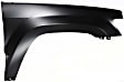 2-Piece Kit, Front Primed Bumper Cover, Includes (1) Bumper Cover and (1) Fender