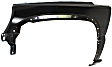 2006 Jeep Liberty Sport - 2-Piece Kit Front Textured Bumper Cover,  For Models With Wheel Opening Molding Holes, Sport Utility,  Includes (1) Bumper Cover and (1) Fender