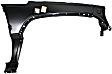 2006 Jeep Liberty Sport - 2-Piece Kit Front Textured Bumper Cover,  For Models With Wheel Opening Molding Holes, Sport Utility,  Includes (1) Bumper Cover and (1) Fender