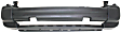 2006 Jeep Liberty Sport - 2-Piece Kit Front Textured Bumper Cover,  For Models With Wheel Opening Molding Holes, Sport Utility,  Includes (1) Bumper Cover and (1) Fender