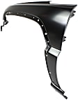 2006 Jeep Liberty Sport - 2-Piece Kit Front Textured Bumper Cover,  For Models With Wheel Opening Molding Holes, Sport Utility,  Includes (1) Bumper Cover and (1) Fender
