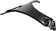 2014-2015 Kia Optima - 2-Piece Kit Front Primed Bumper Cover, USA Built Vehicle, Except Hybrid, Includes (1) Bumper Cover and (1) Fender