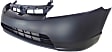 2008 Honda Civic - 2-Piece Kit Front Primed Bumper Cover, Sedan, CAPA Certified Includes (1) Bumper Cover and (1) Fender