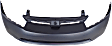 2008 Honda Civic - 2-Piece Kit Front Primed Bumper Cover, Sedan, CAPA Certified Includes (1) Bumper Cover and (1) Fender